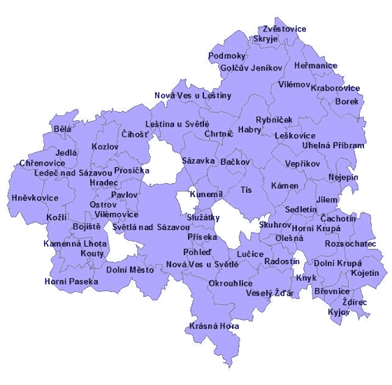 Mapa MAS Královská stezka Mapa MAS Královská stezka